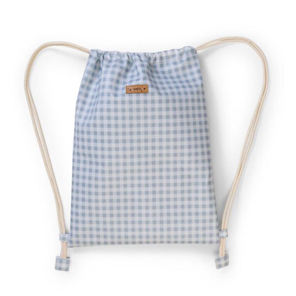 Mochila saco Sweet Vichy gris