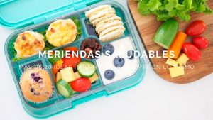 Meriendas saludables para niños