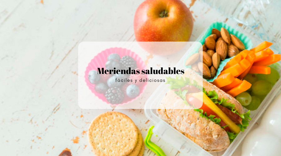 Meriendas saludables para niños