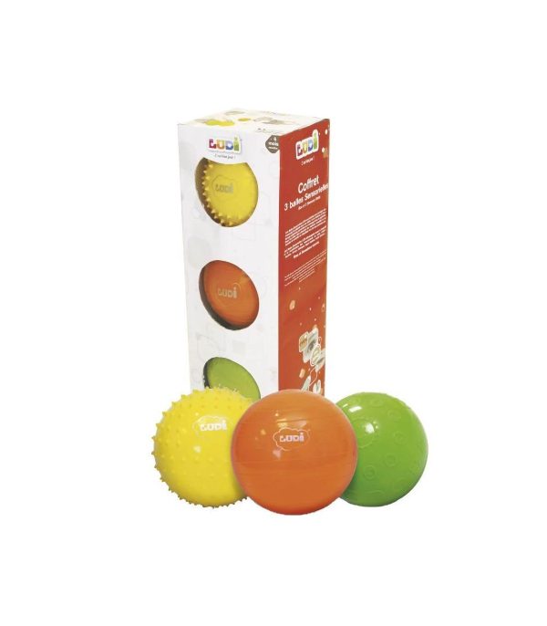 Ludi pack de 3 Pelotas estimulación sensorial