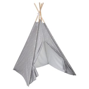 Tienda tipi infantil gris