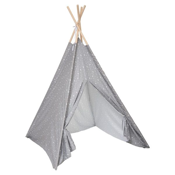 Tienda tipi infantil gris