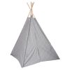Tienda tipi infantil gris
