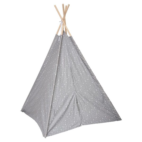 Tienda tipi infantil gris