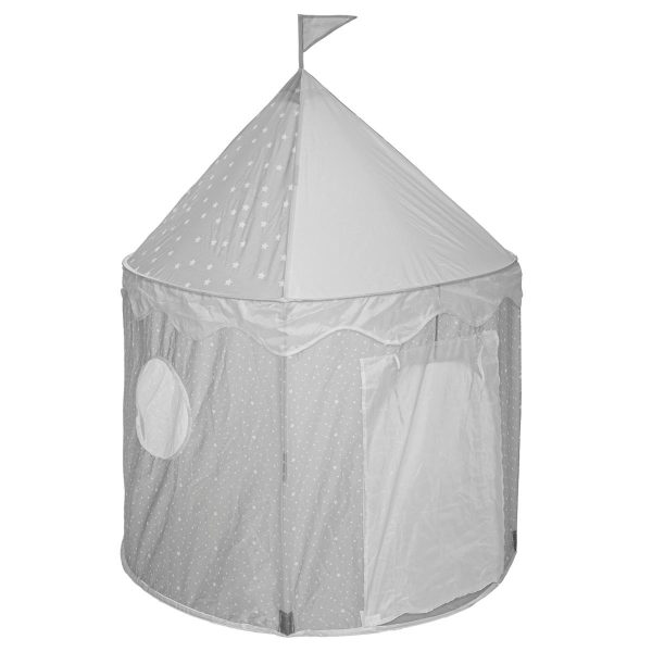 Cabaña tienda pop up gris