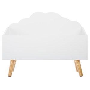 Librería cofre nube blanca