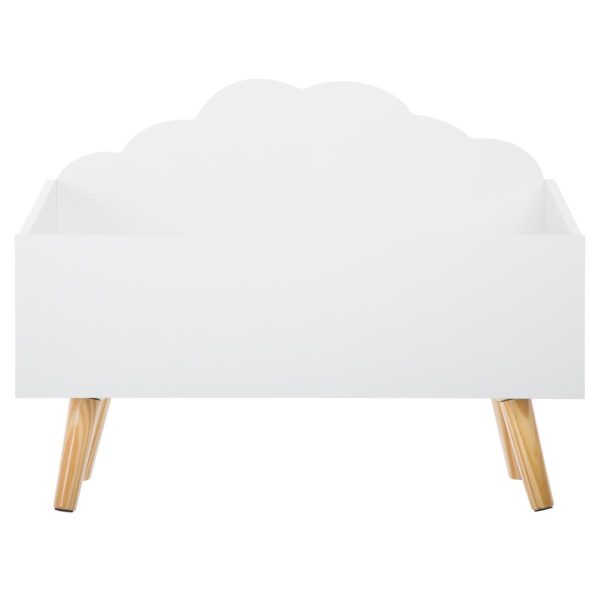 Librería cofre nube blanca