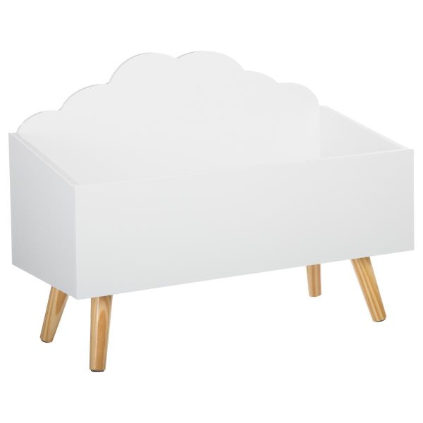 Librería cofre nube blanca