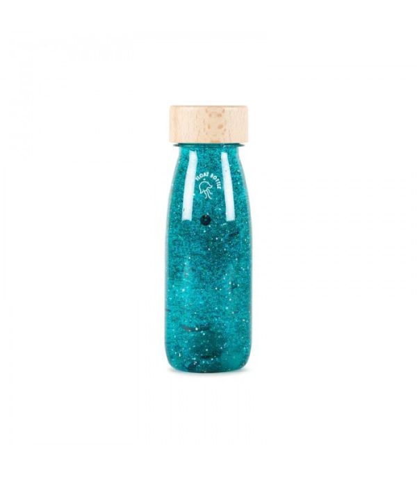 Botella sensorial turquesa Petit Boum