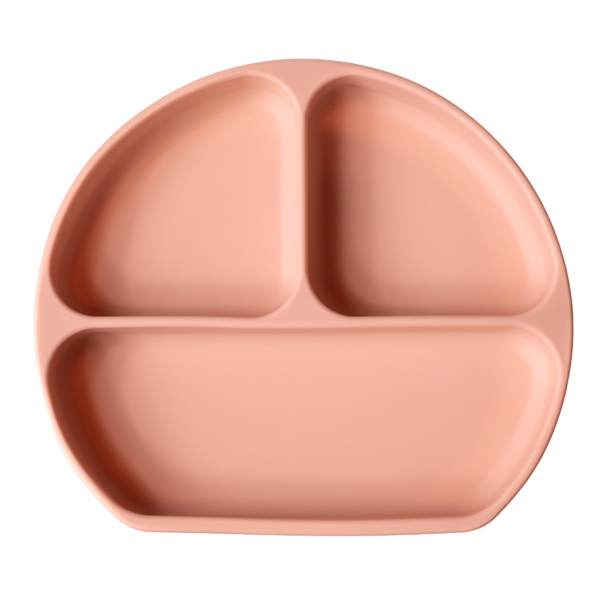 Plato de silicona con ventosa blush Mundo Petit Plato de silicona con ventosa blush Mundo Petit