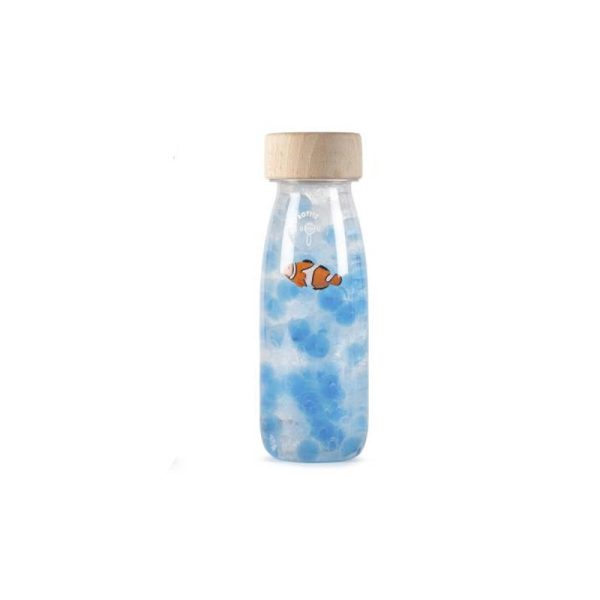 Botella sensorial buscando al pez