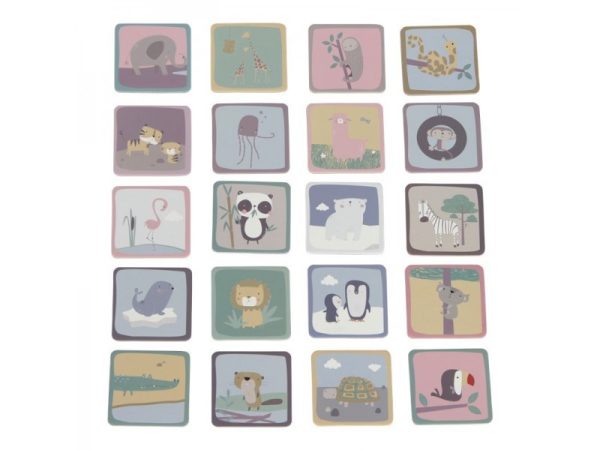 Juego de memoria de animales Little Dutch