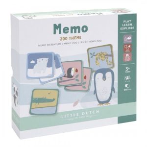 Juego de memoria de animales Little Dutch