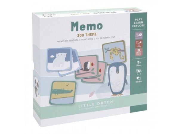 Juego de memoria de animales Little Dutch
