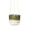 Macetero colgante Mojave glaze green Sass & Belle