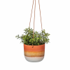 Macetero colgante Mojave glaze yellow Sass & Belle