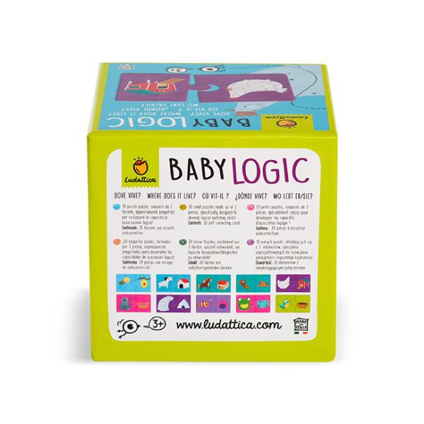 Puzzle Baby Logic ¿donde viven? Ludattica