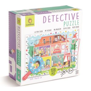 Puzzle el detective de mi casa 108 piezas Ludattica