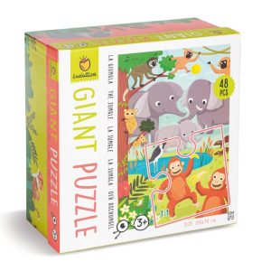 Puzzle gigante la jungla 48 piezas Ludattica