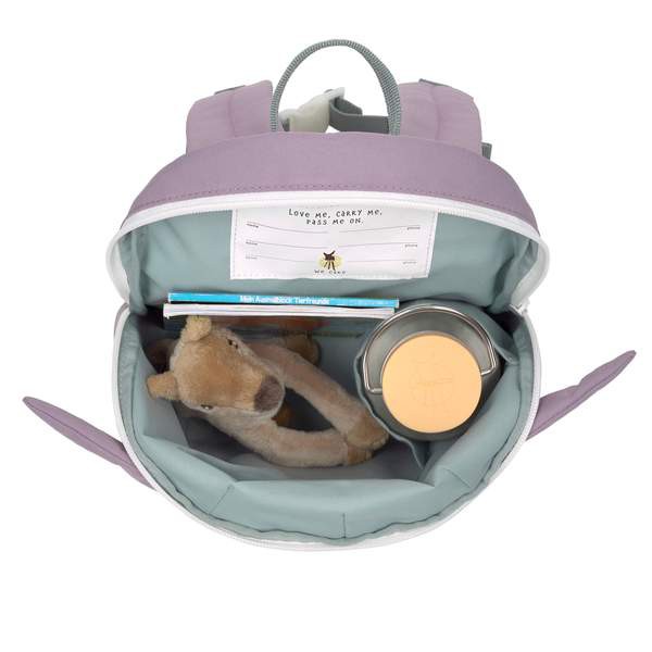 Mochila personalizable para guardería animales conejo Lassig