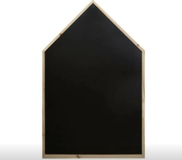 Pizarra con forma de casita 116 cm de alto
