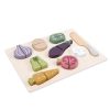Verduras para cortar con tabla y cuchillo