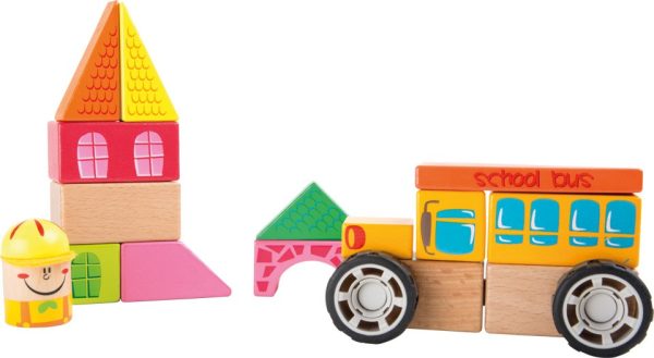 Juego de construcción autobús escolar