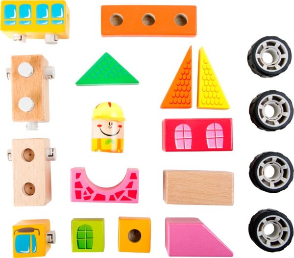 Juego de construcción autobús escolar