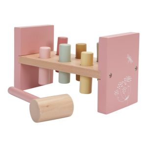 Banco para martillar rosa Little Dutch