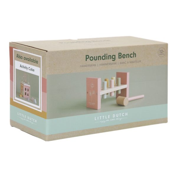 Banco para martillar rosa Little Dutch