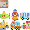 Set de 6 puzzles: Mis primeros puzzles animales y transporte