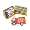 Set de 6 puzzles: Mis primeros puzzles animales y vehículos de emergencia