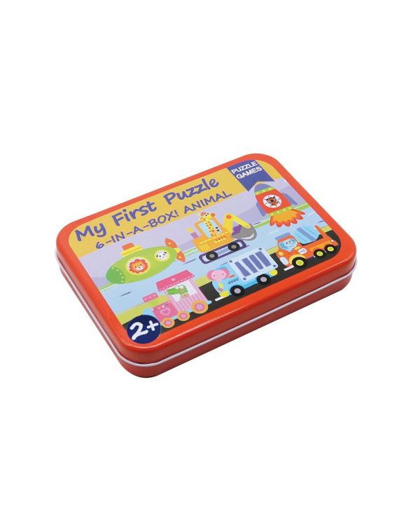 Set de 6 puzzles: Mis primeros puzzles animales y transporte
