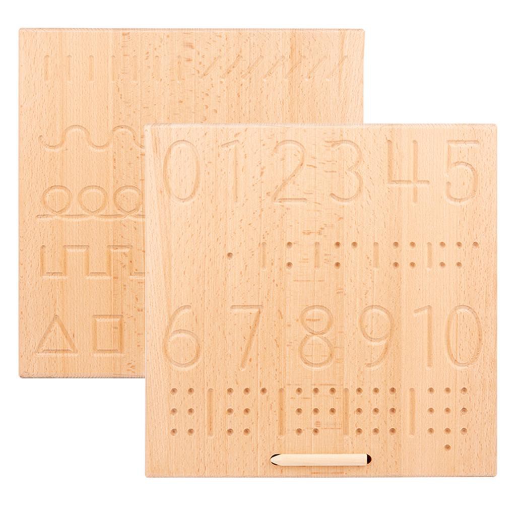 Tabla de grafomotricidad reversible números y trazos Tabla de grafomotricidad reversible números y trazos