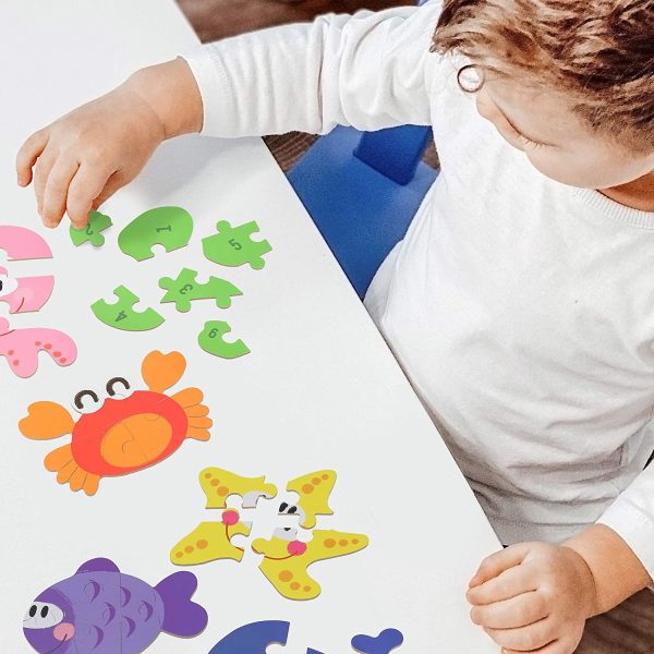 Set de 6 puzzles: Mis primeros puzzles animales marinos