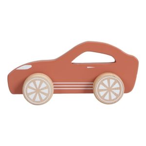 Coche deportivo de madera color teja Little Dutch