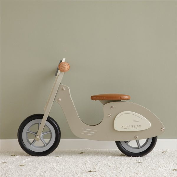 Scooter madera Oliva Little Dutch