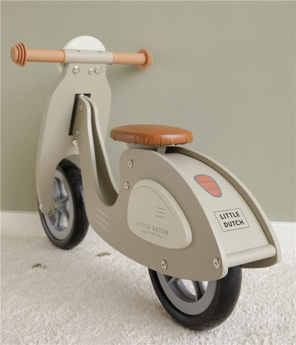 Scooter madera Oliva Little Dutch