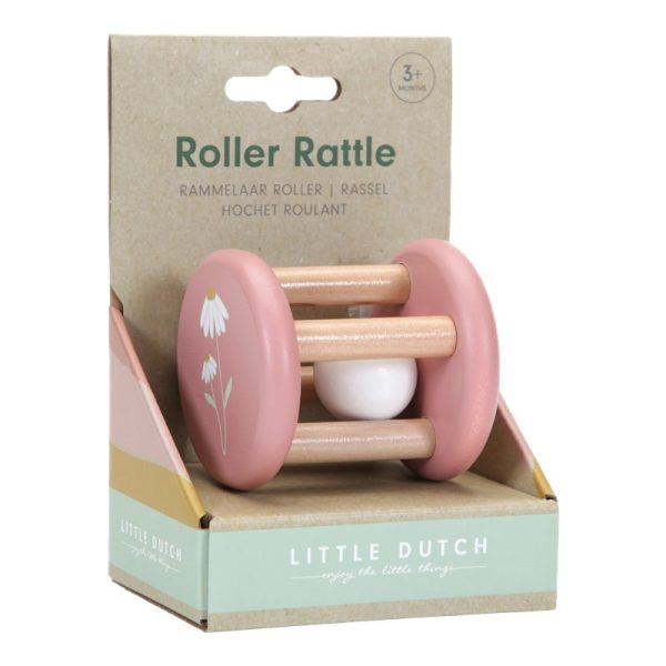 Juguete para bebé rodari flowers rosa little dutch