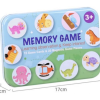 Juego de observación y memoria azul
