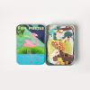 Caja con 5 puzzles wild animals