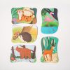Caja con 5 puzzles wild animals