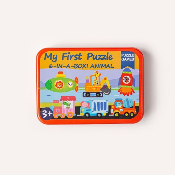 Set de 6 puzzles: Mis primeros puzzles animales y transporte
