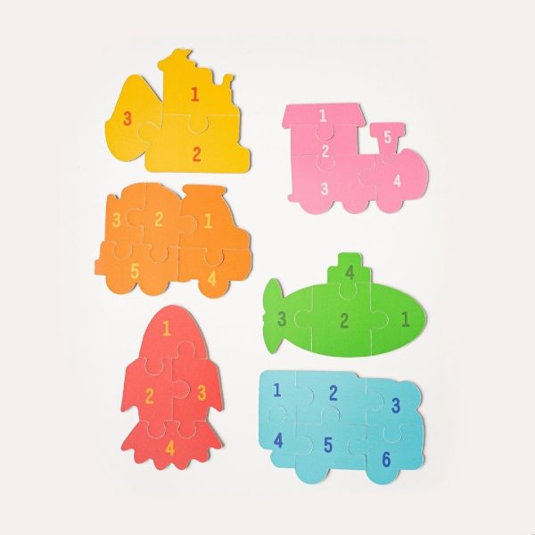 Set de 6 puzzles: Mis primeros puzzles animales y transporte