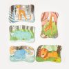 Caja con 5 puzzles animales del safari