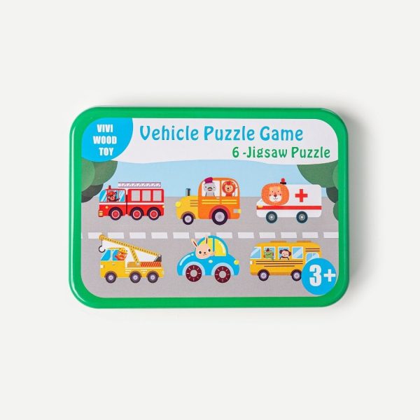 Set de 6 puzzles: Mis primeros puzzles animales y transportes