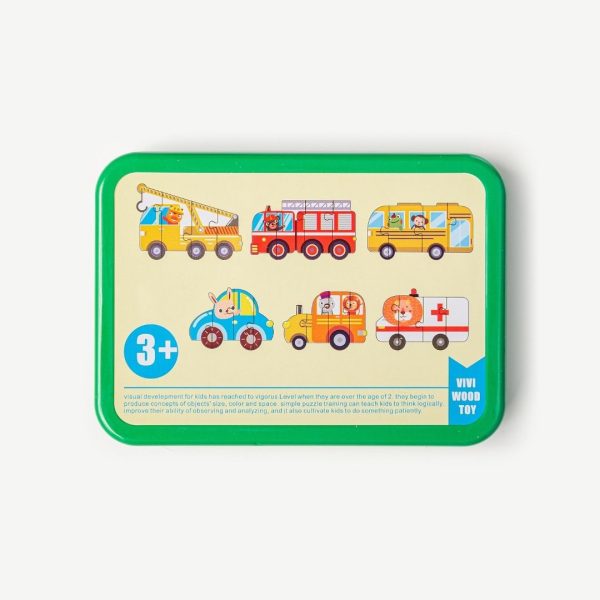 Set de 6 puzzles: Mis primeros puzzles animales y transportes