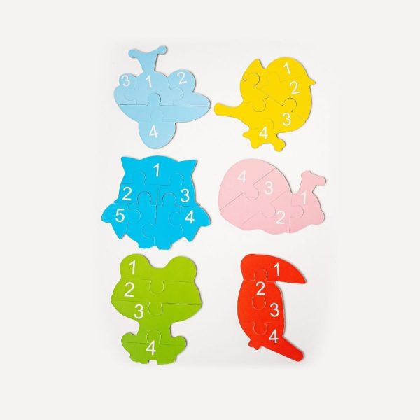 Set de 6 puzzles: Mis primeros puzzles animales del trópico
