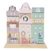 Bloques edificios rosa Little Dutch