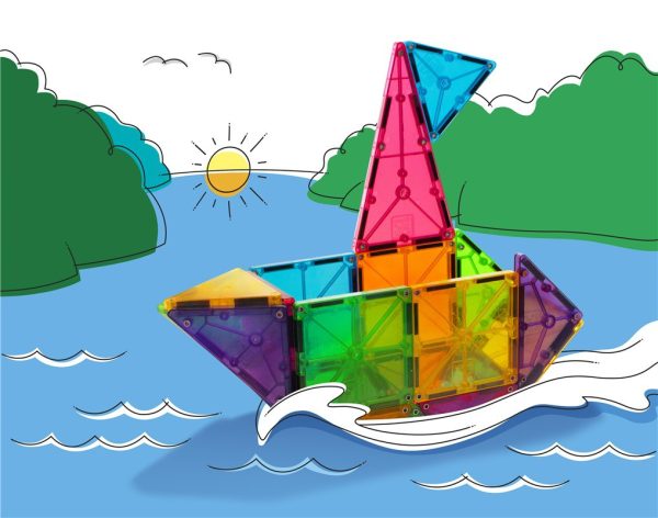 Magna Tiles 32 piezas de construcción magnéticas